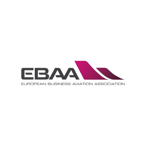 Logo of the European Business Aviation Association (EBAA) membership