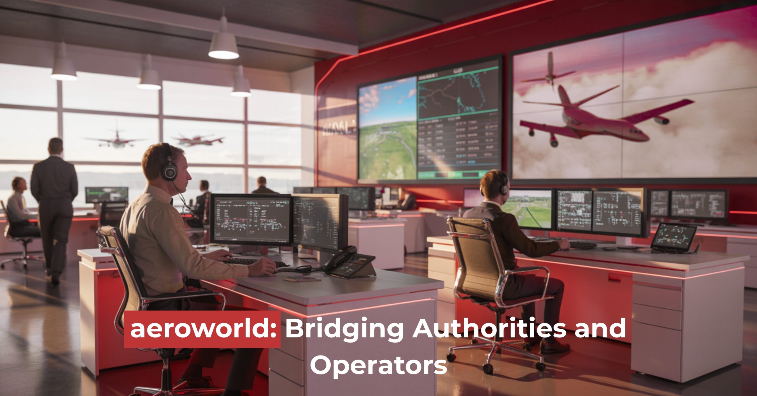 Flight coordinators at AeroWorld using advanced digital permit systems to bridge the gap between aviation authorities and aircraft operators.